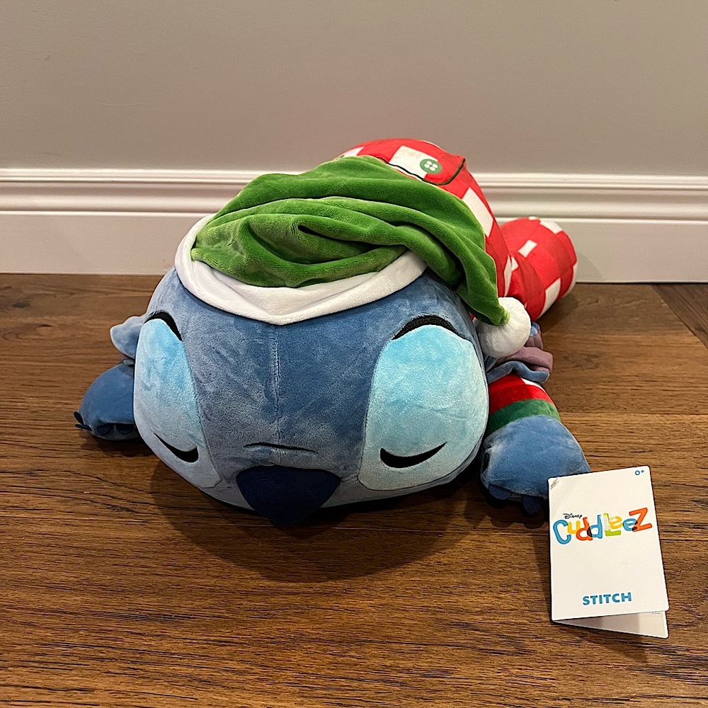 Disney Stitch Holiday Cuddleez plush